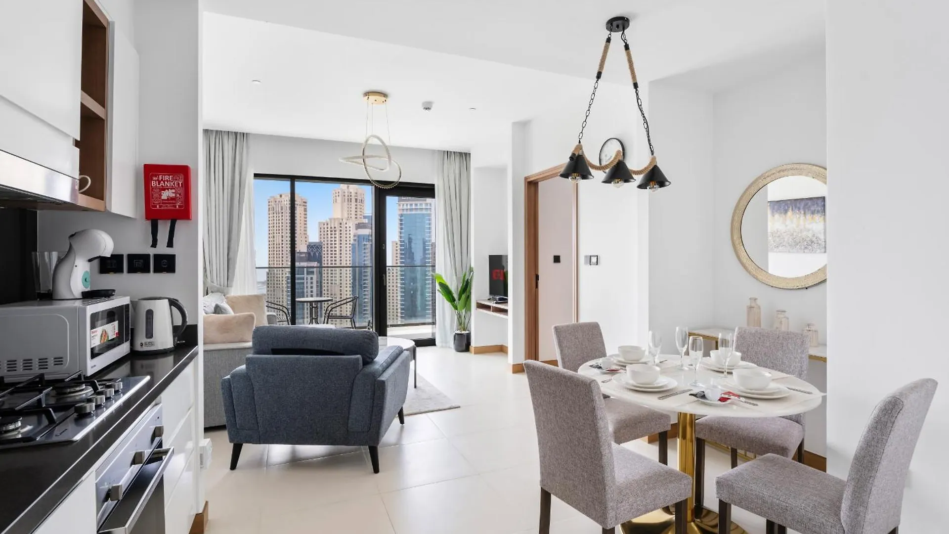 Vayk - Sleek & Stylish 1Br In Vida Dubai Marina Apartment